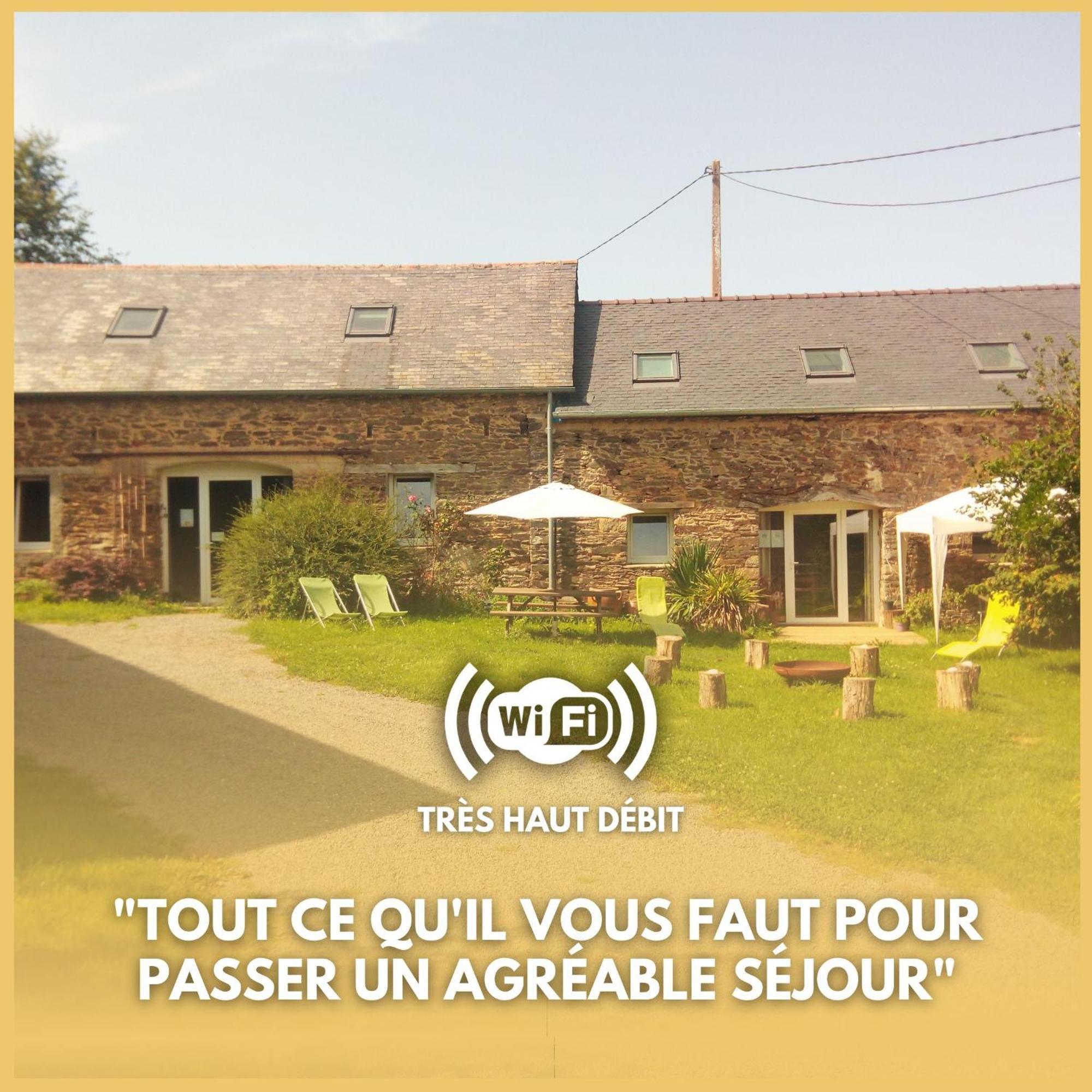 Le Jardin Enchanteur, Chaleureuse Maison D'Hotes Eco-Responsable, Calme Et Accueillante Loperec Exterior foto